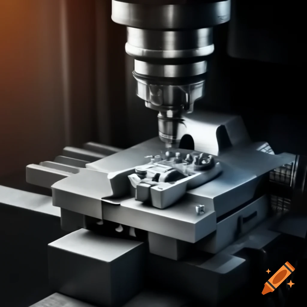 Industrial milling machine used for precision machining