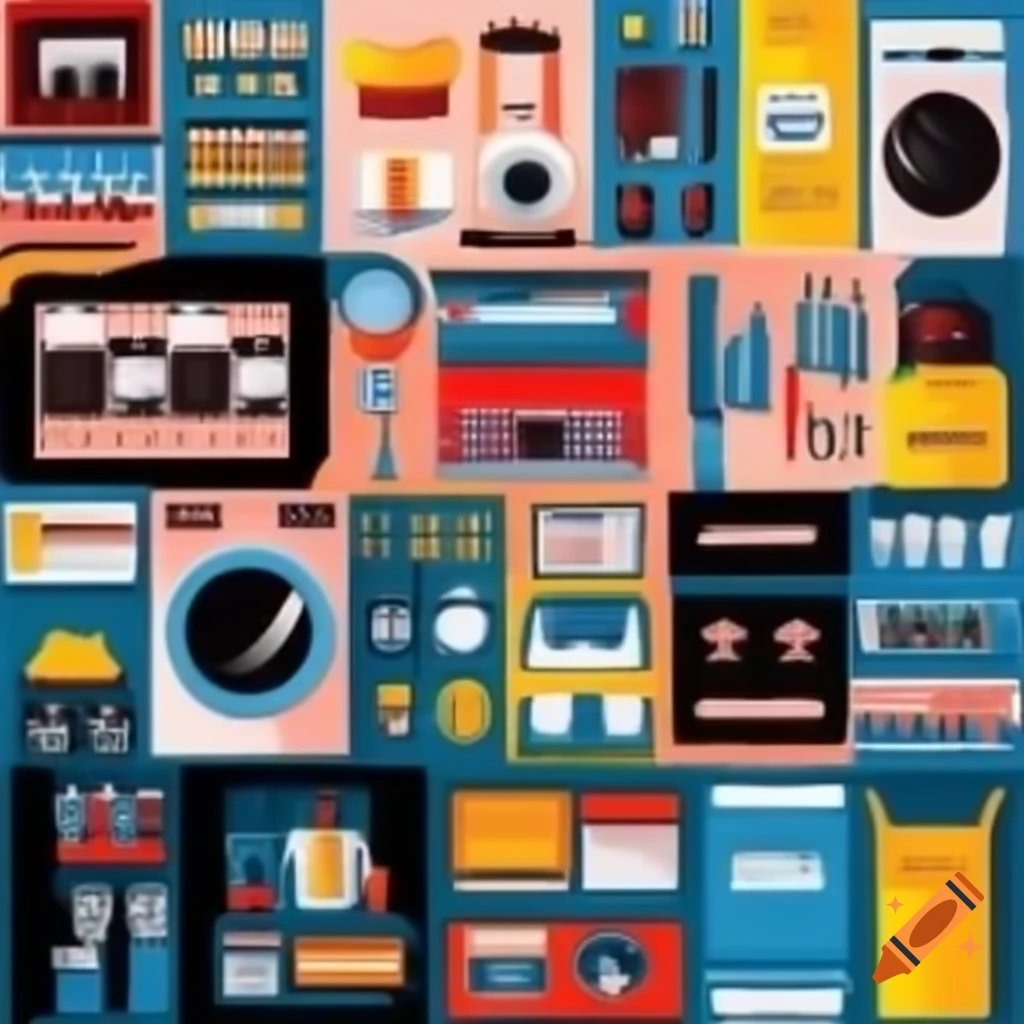 Promotional image showcasing household appliance repair services