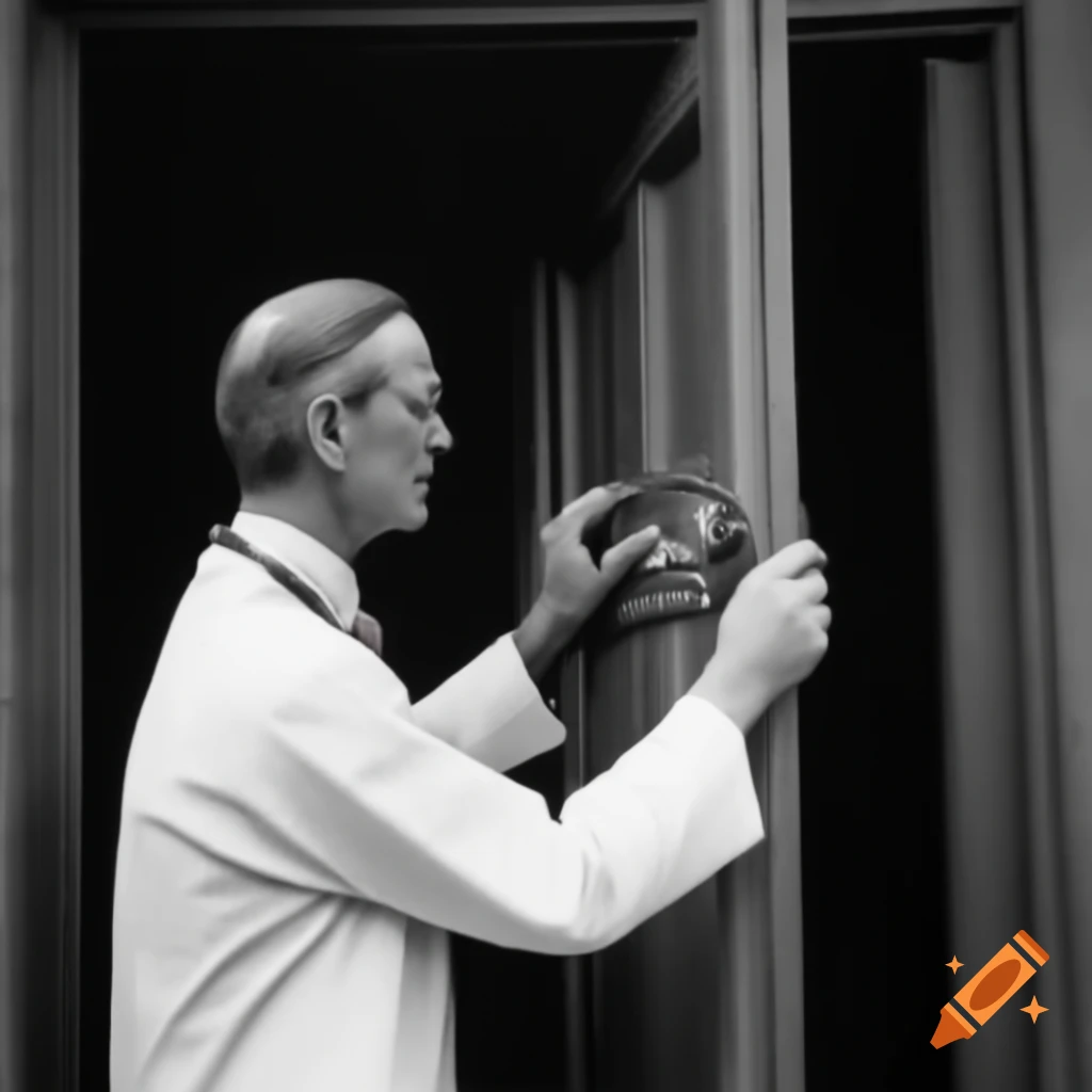 Doctor knocking on a door