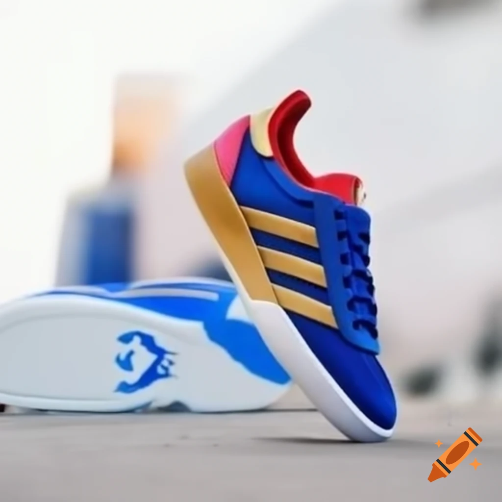 Adidas Gazelle sneakers in light pink and light blue with contrasting laces