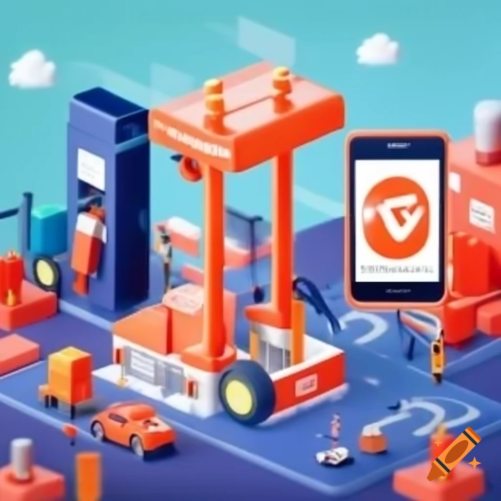 Online fuel booking platform interface