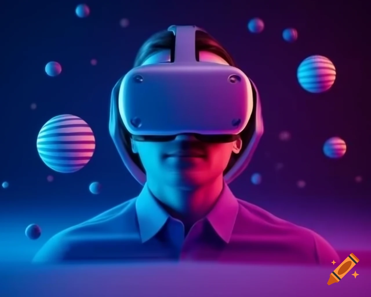 Combination of virtual reality world and real world elements