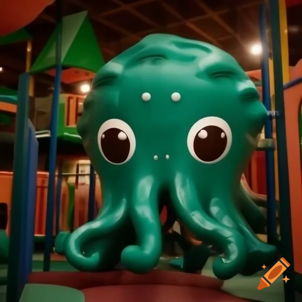 Indoor playground designed with Cthulhu theme