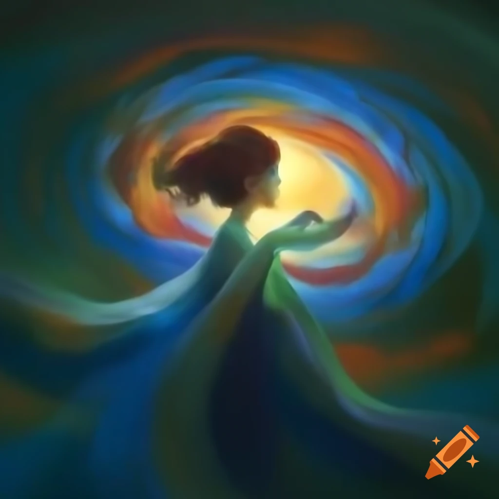 Artistic interpretation of lucid dreams