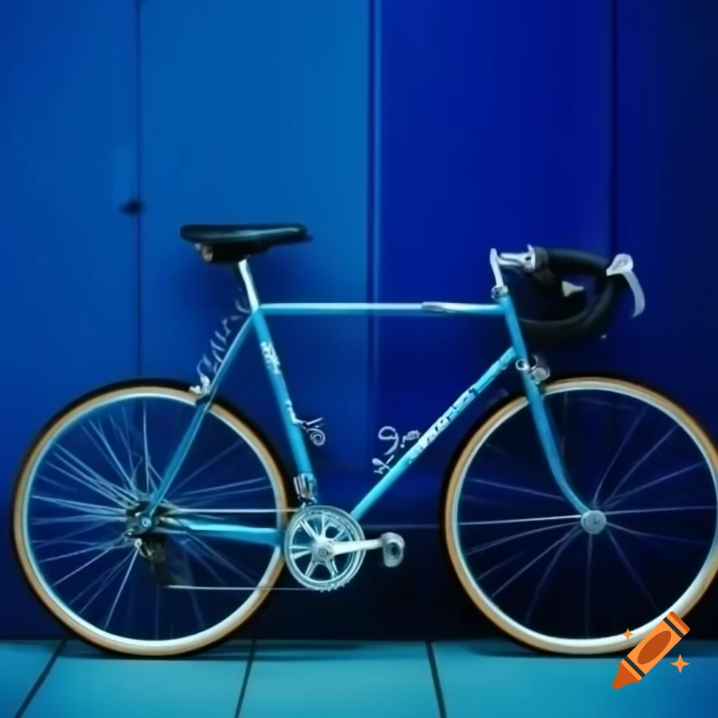 Blue colored bike