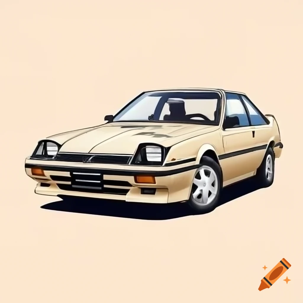 1985 beige Mitsubishi Starion vintage car