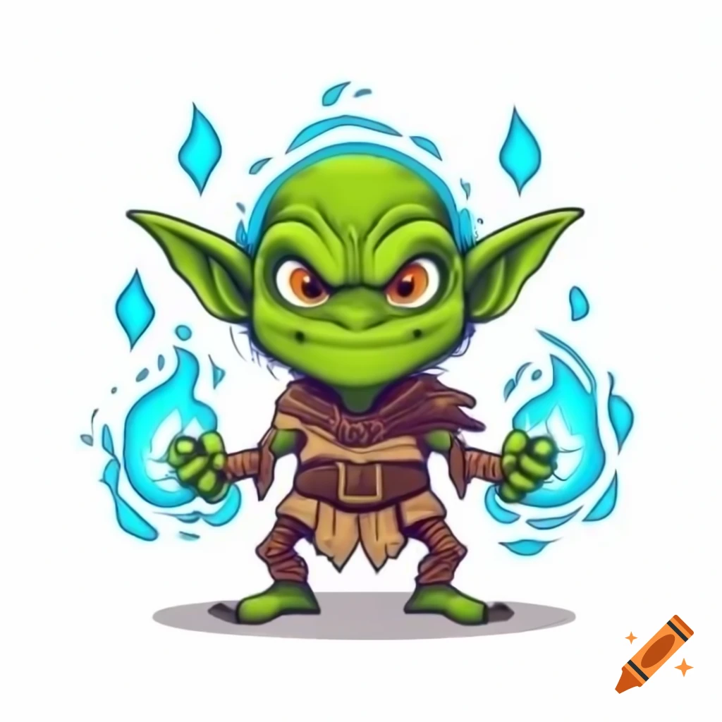 Goblin displaying telekinetic powers