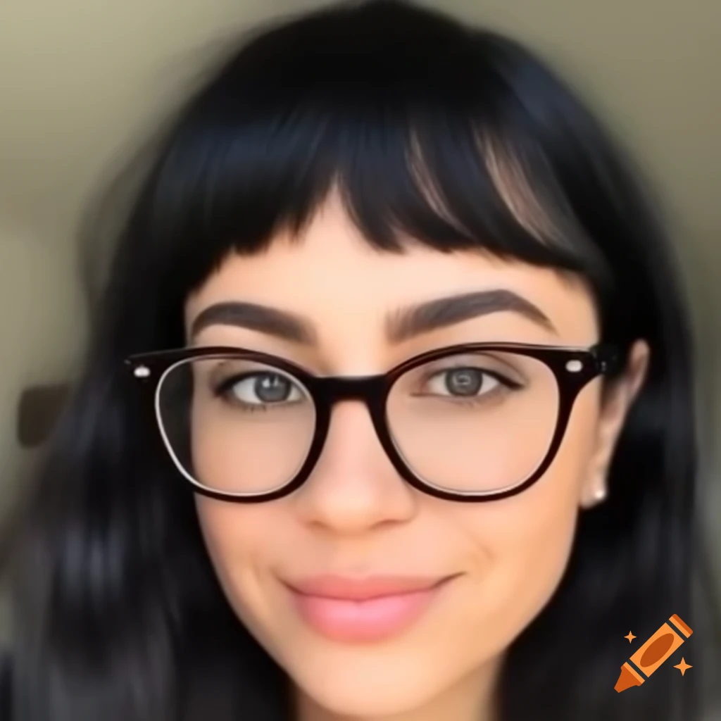 Spanish teacher from Barcelona with black hair and glasses