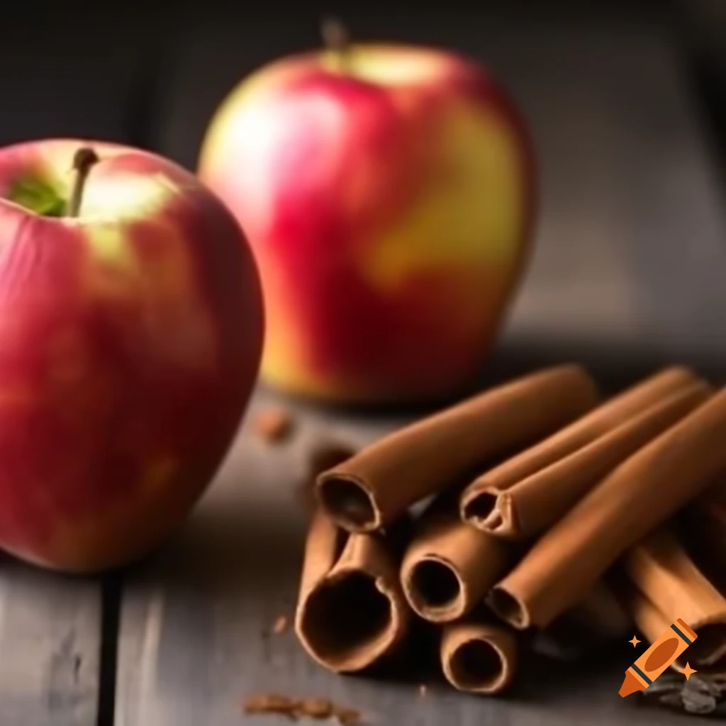 Delicious apple and cinnamon combination