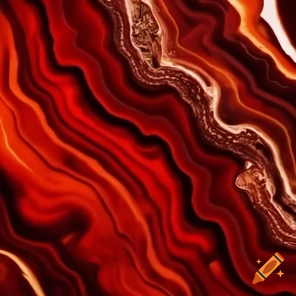Vibrant red, crimson, and burgundy marble pattern