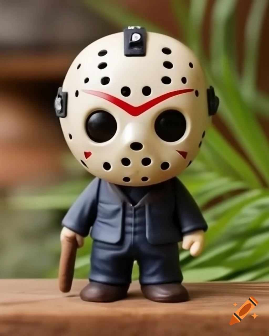 Kawaii Jason Voorhees bobblehead figure
