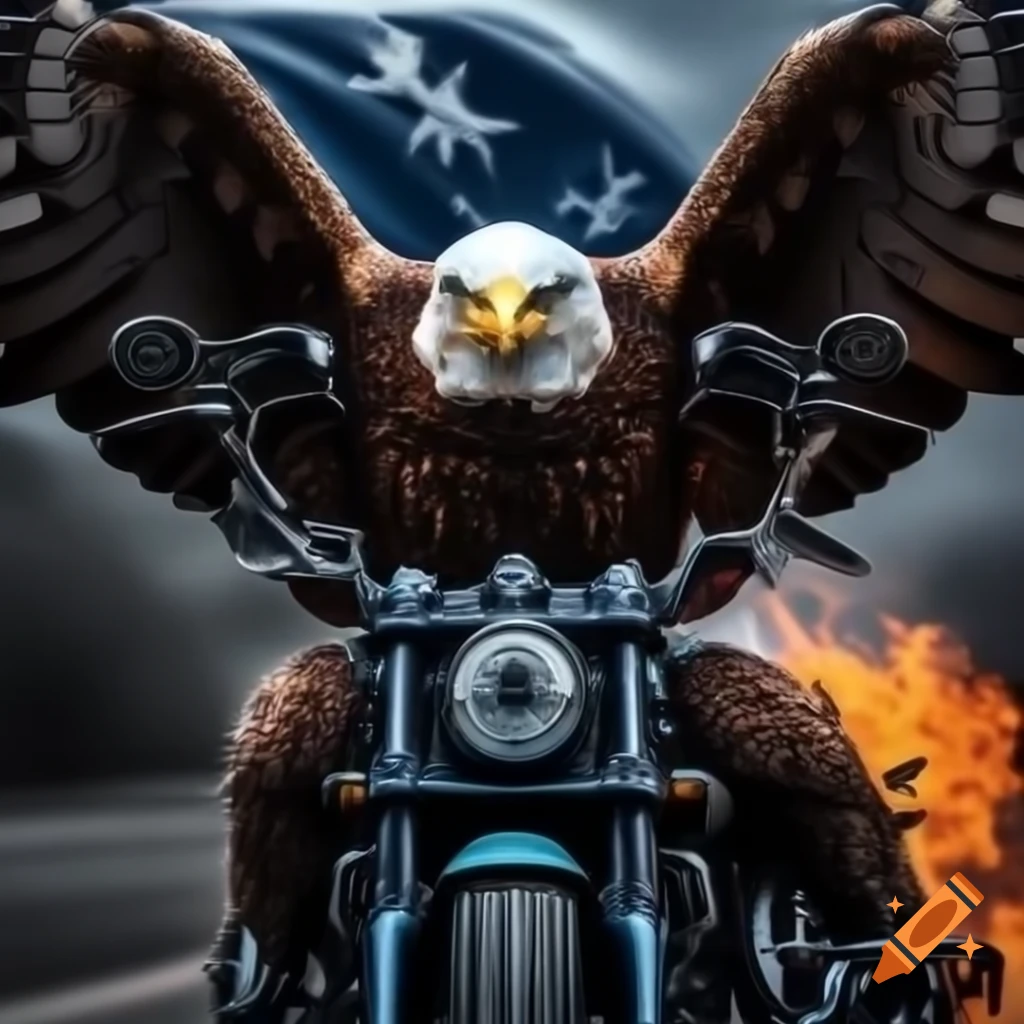 1170 Harley SOARING HIGH Eagle Tee Black Eagle Harley Davidson V