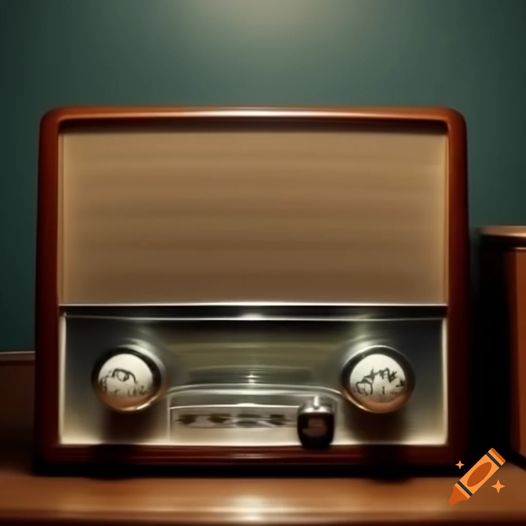 Vintage radio with classic design