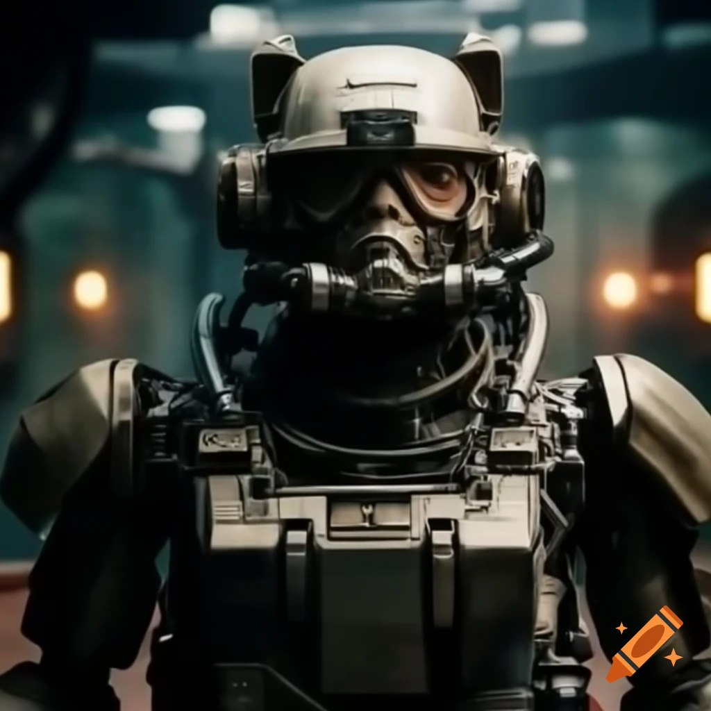 Cinematic photograph of AI generating battle strategy for high command