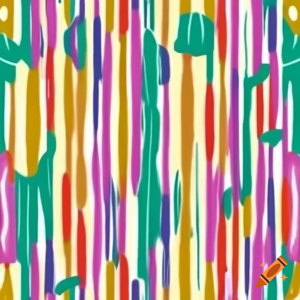 Vibrant and colorful wallpaper design