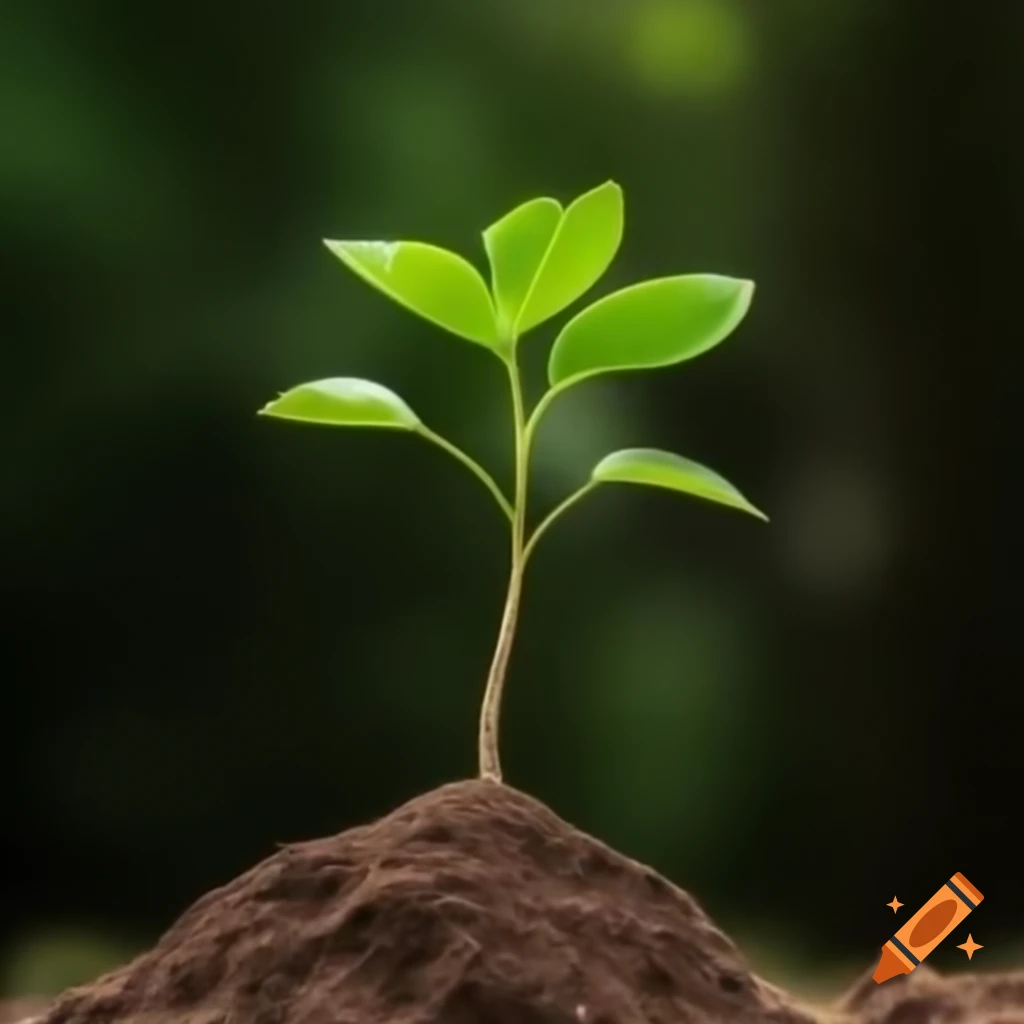 Small sapling symbolizing growth and new beginnings