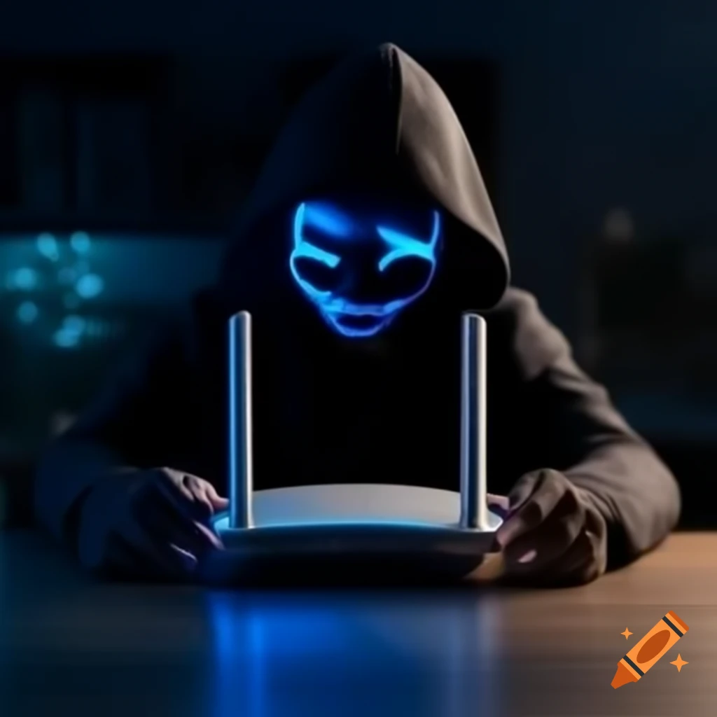 Hacker gaining unauthorized access to TP-Link router devices