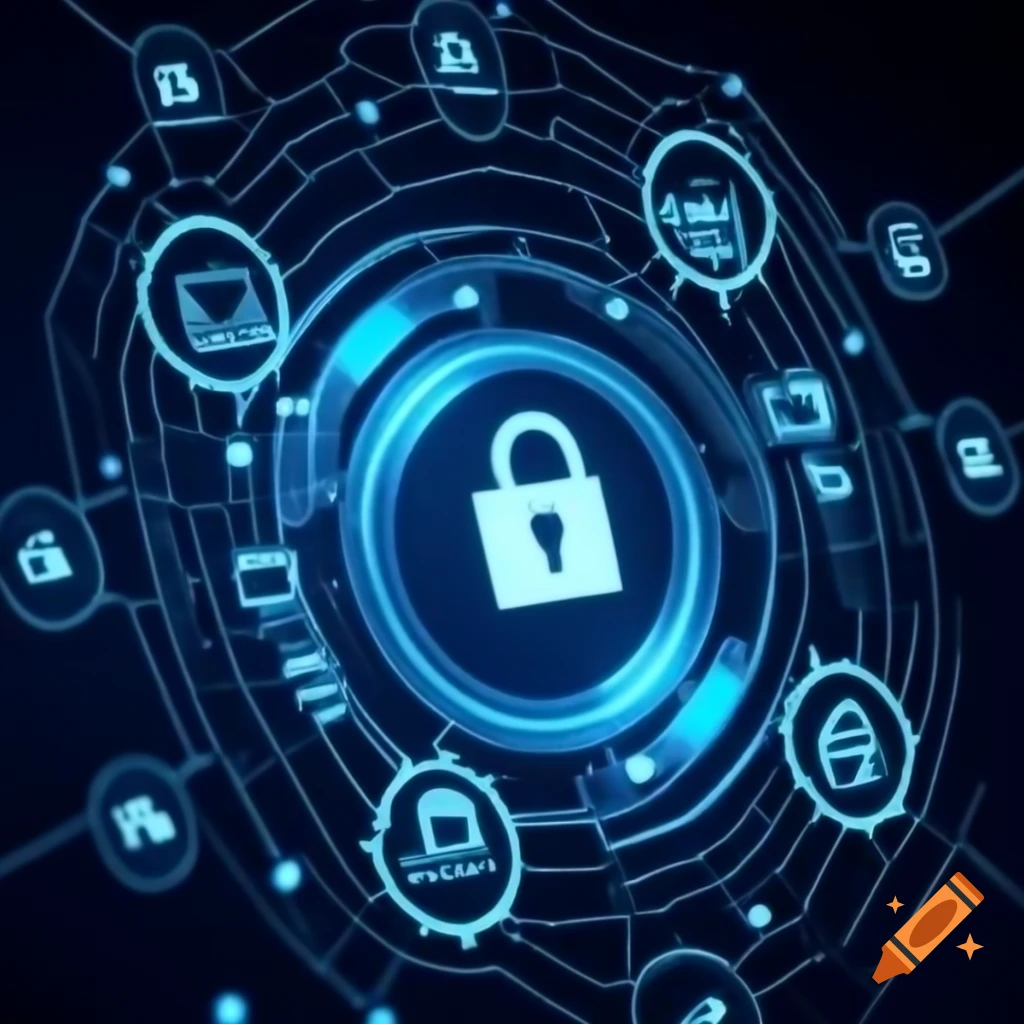 Cybersecurity challenges in IoT depicted in various visuals