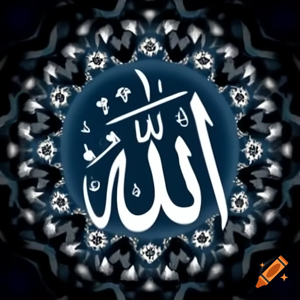 Symbol representing allah on Craiyon