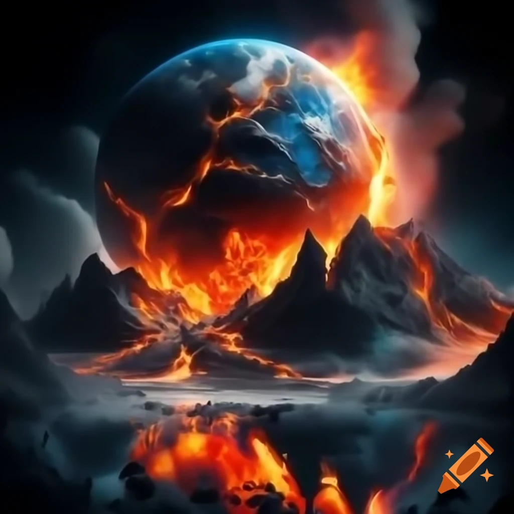 erupting-volcano-with-molten-lava-and-glowing-rocks-in-a-dramatic