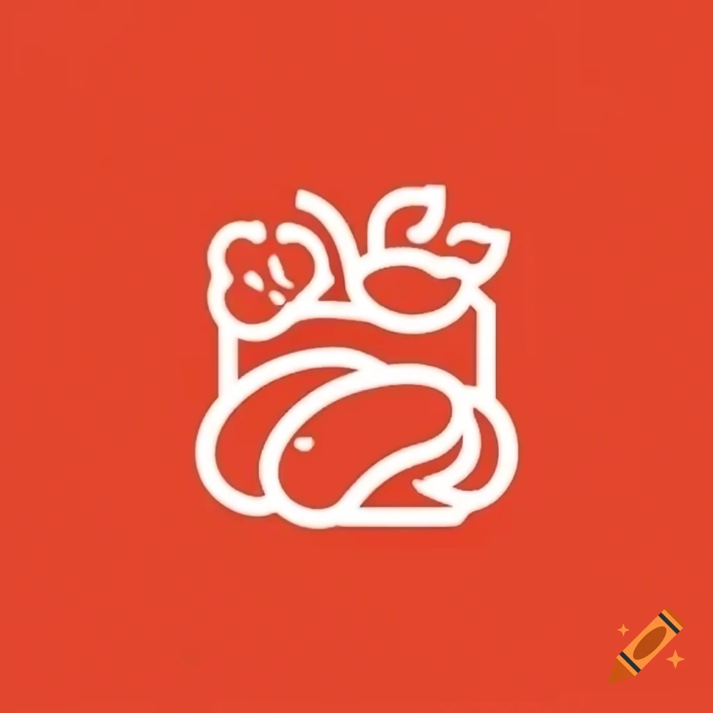 Organic whole foods store logo featuring meat products