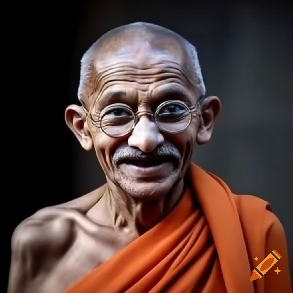 Mahatma Gandhi, influential leader and civil rights activist