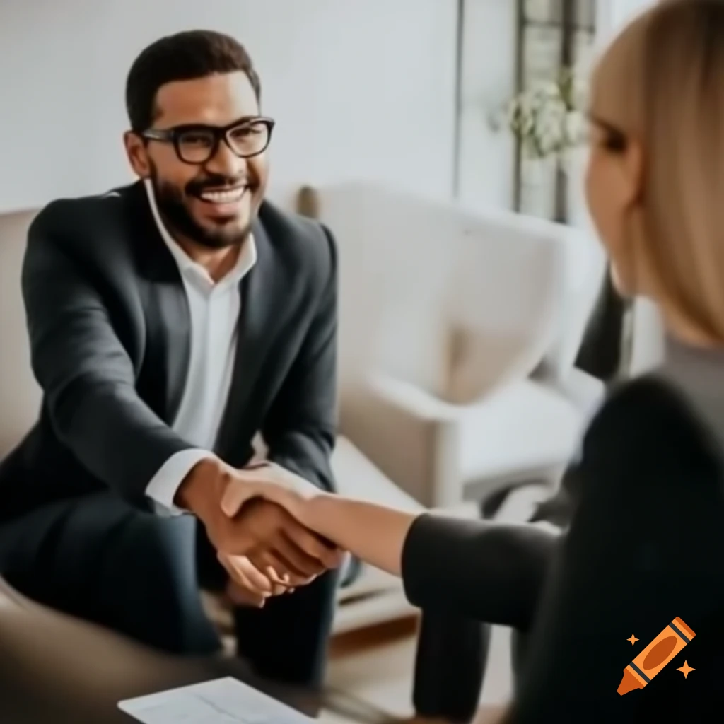Advisor discussing with clients in an office setting