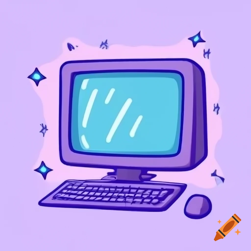 Computer adorned with sparkles