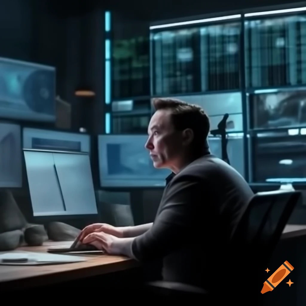 Elon Musk developing digital currency on Solana network on Craiyon