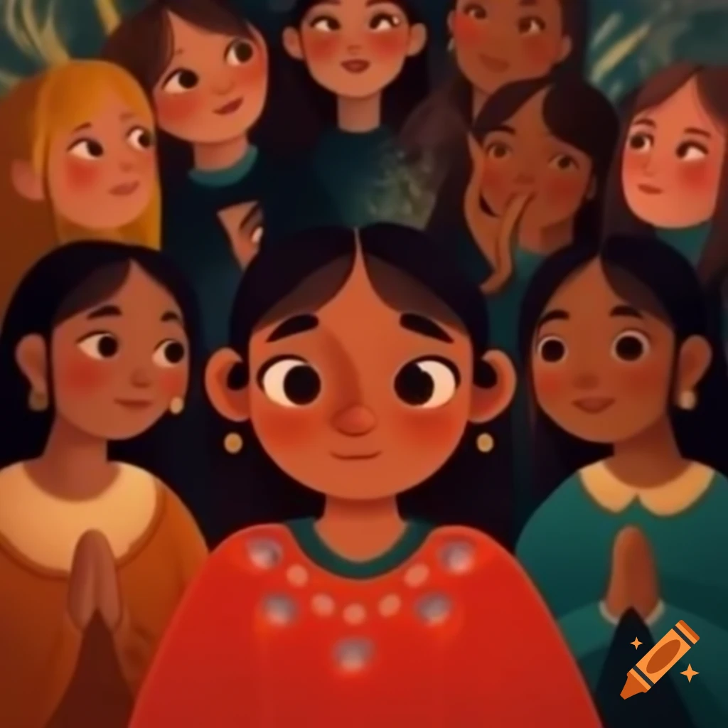 Girl on a healing journey gaining self-acceptance