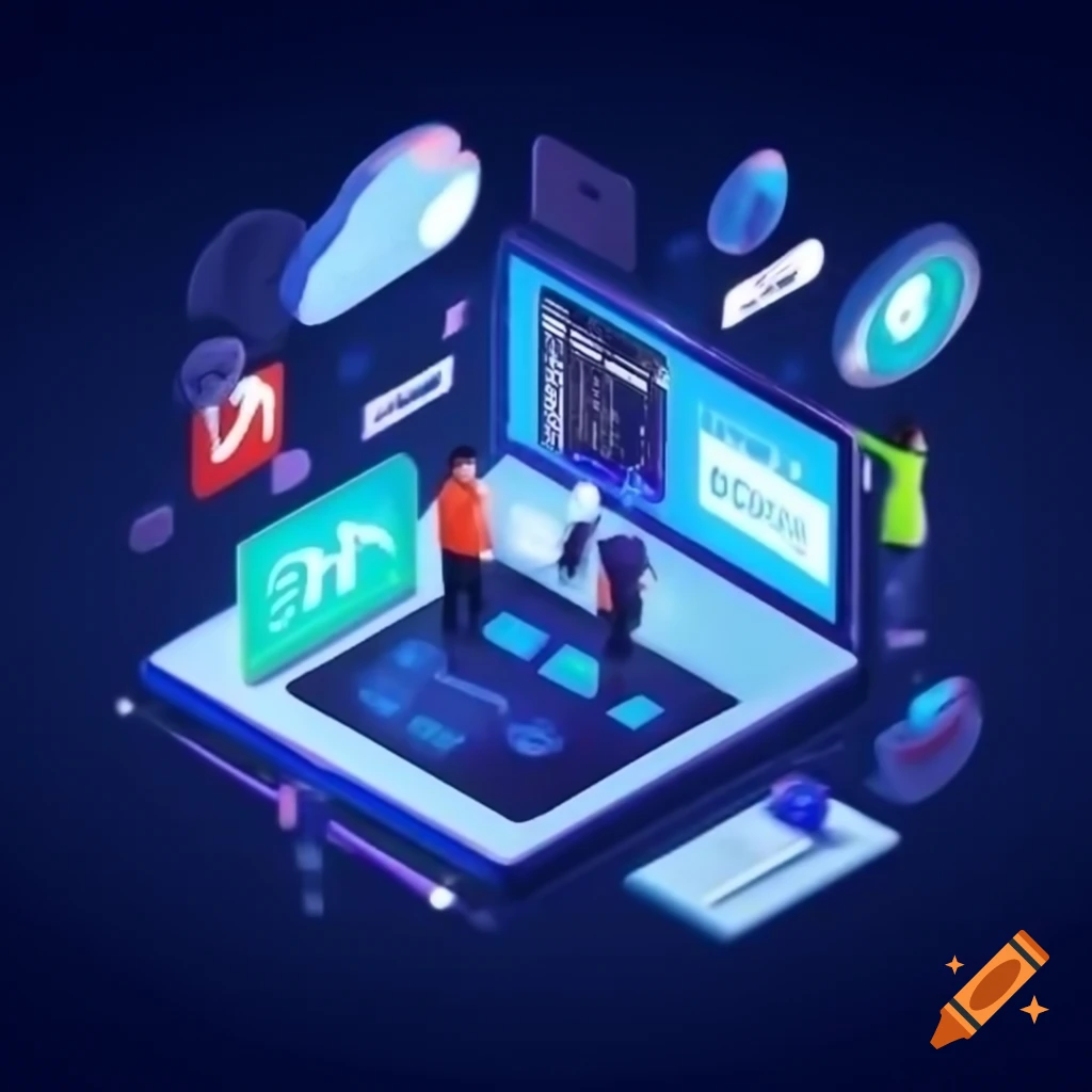Global team collaborating on GEN AI project