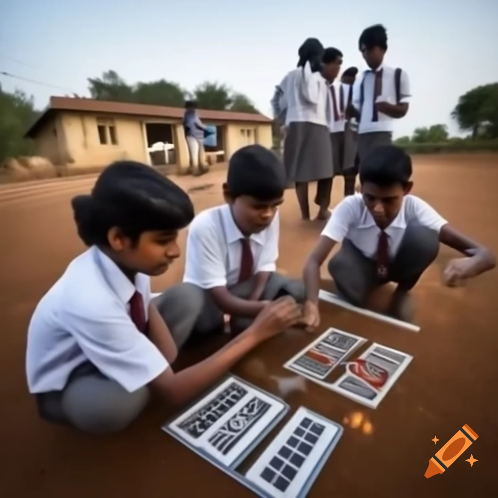 Students in rural karnataka schools engaged in hands-on learning in ...