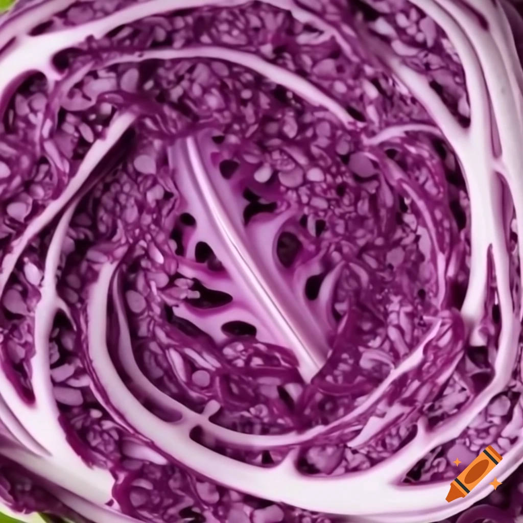 Finely chopped purple cabbage