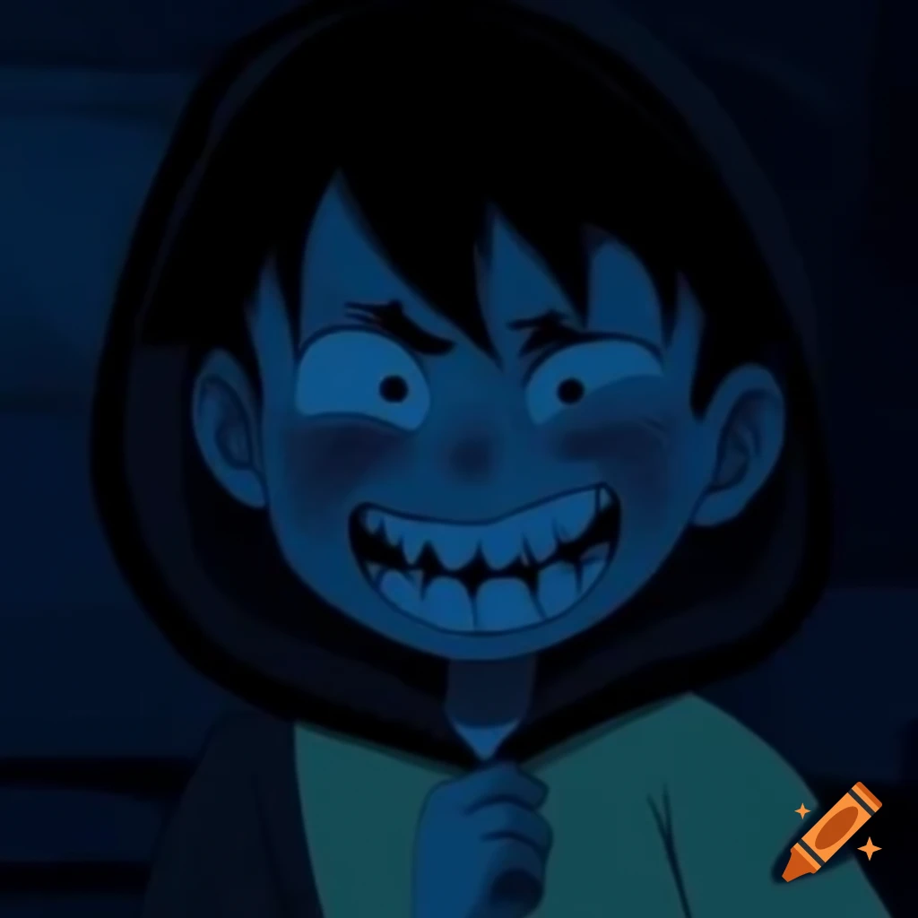 Boy in hoodie with mischievous smile