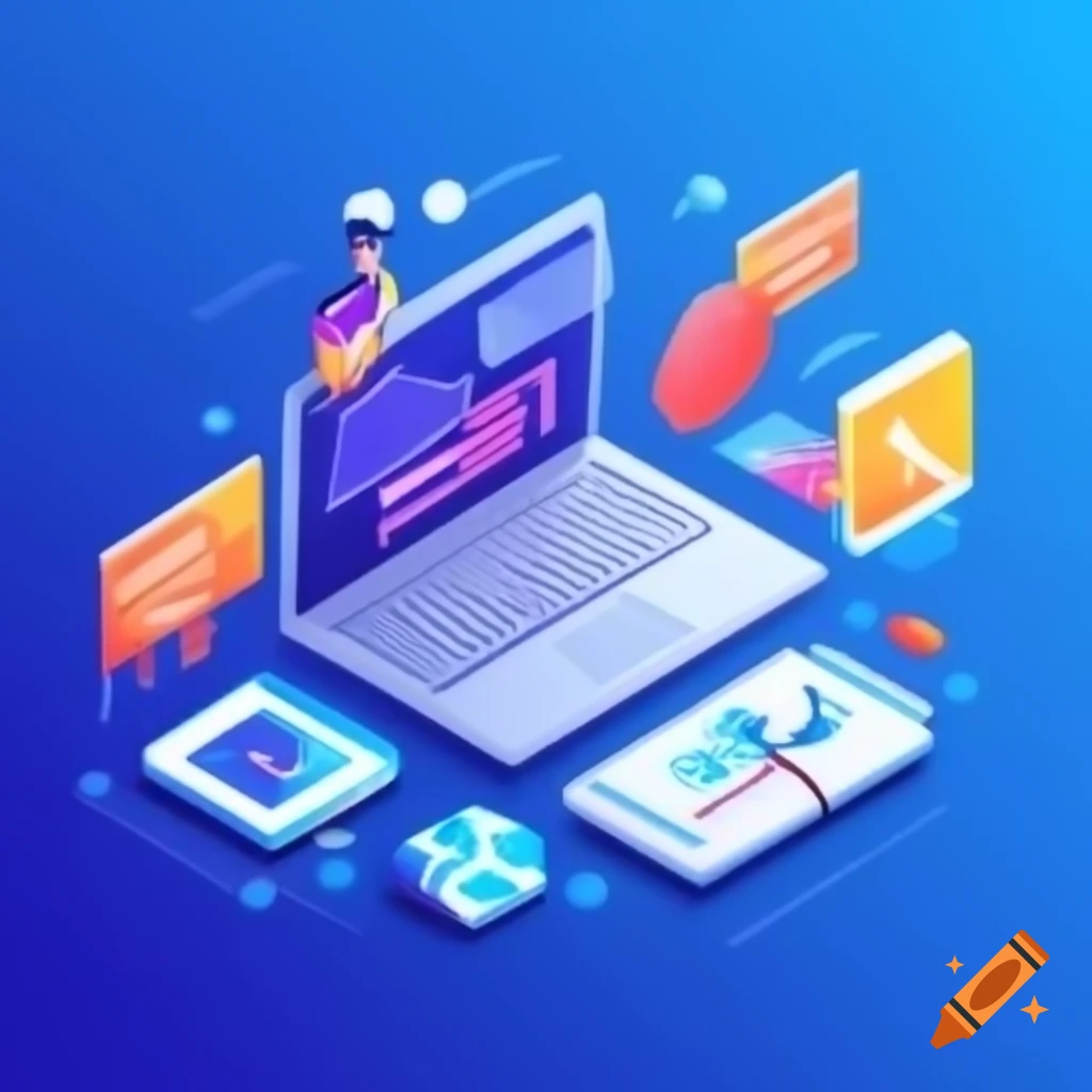 Banner design for tech blogger in 16:9 aspect ratio