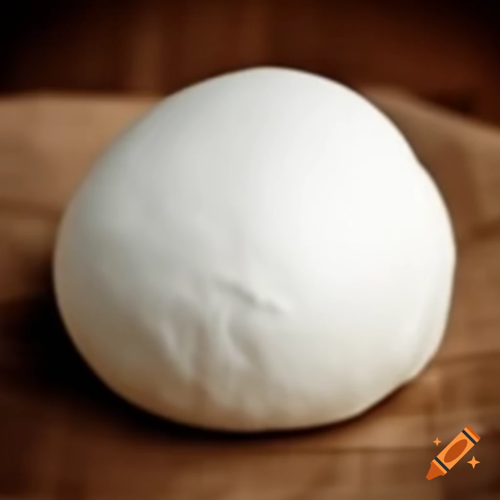 Realistic photo of mozzarella cheese