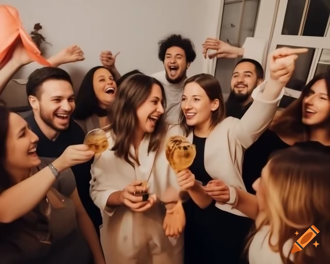 Group of people building social connections to enhance well-being
