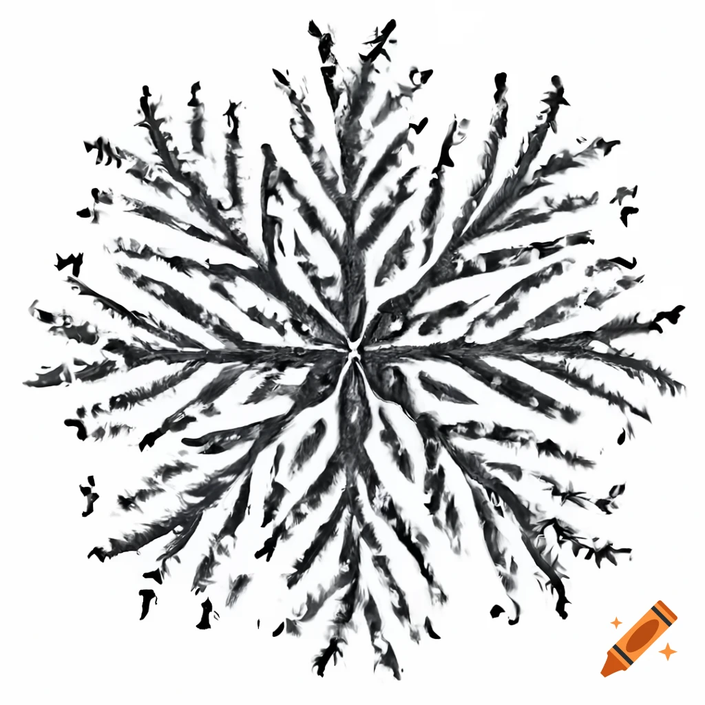Gothic christmas snow design for 3d printing on Craiyon