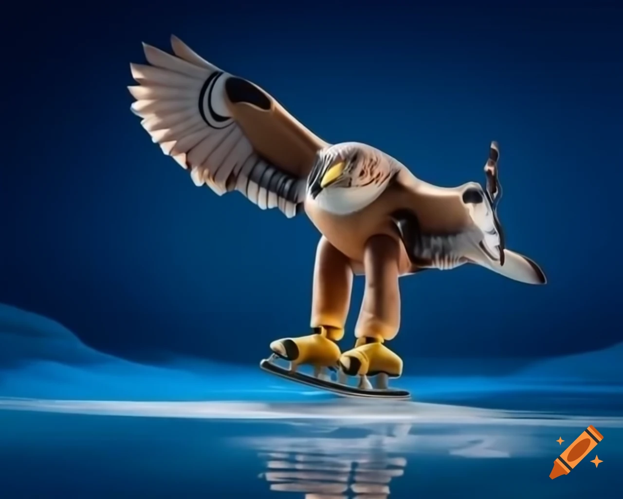 Seahawk ice figure skating performance