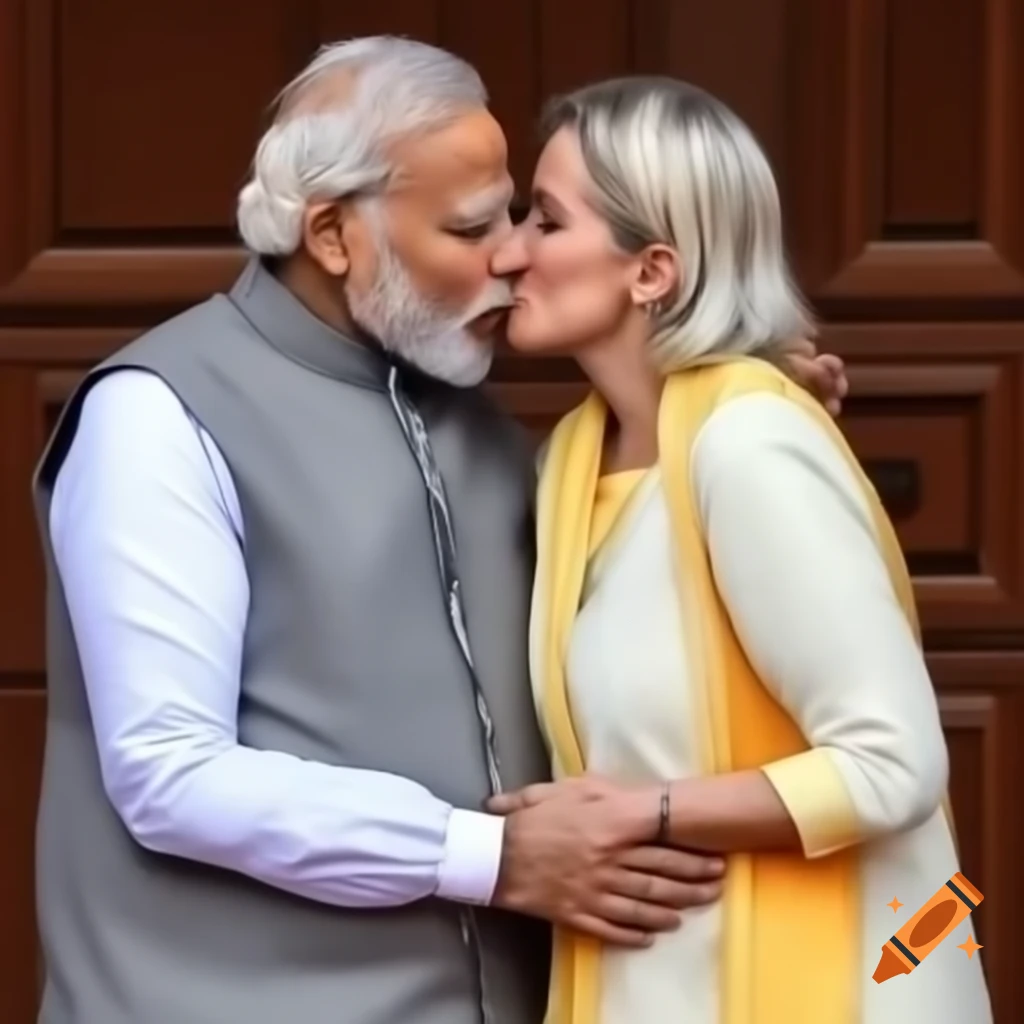Narendra Modi and Georgia Meloni in a political meeting