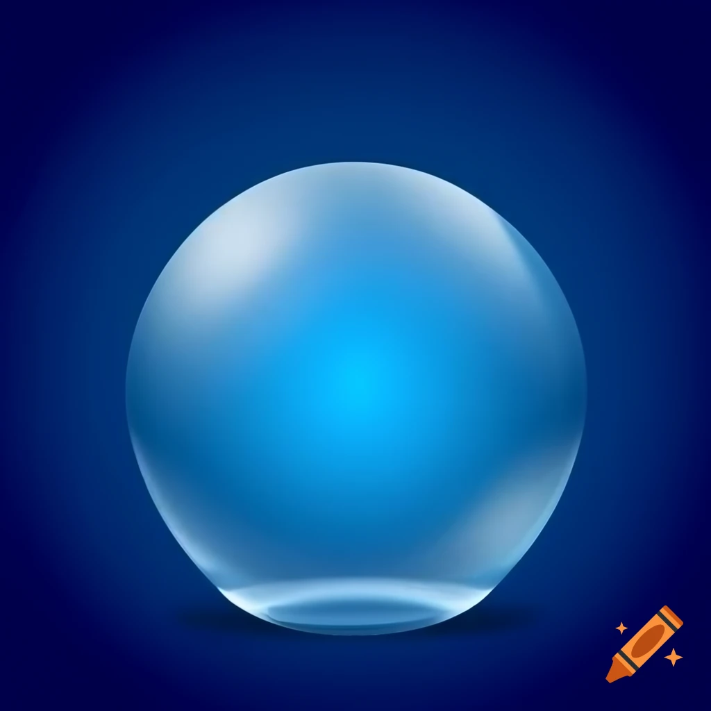 2D diagram of glass sphere with refractive index 1.5 and radius 1 cm