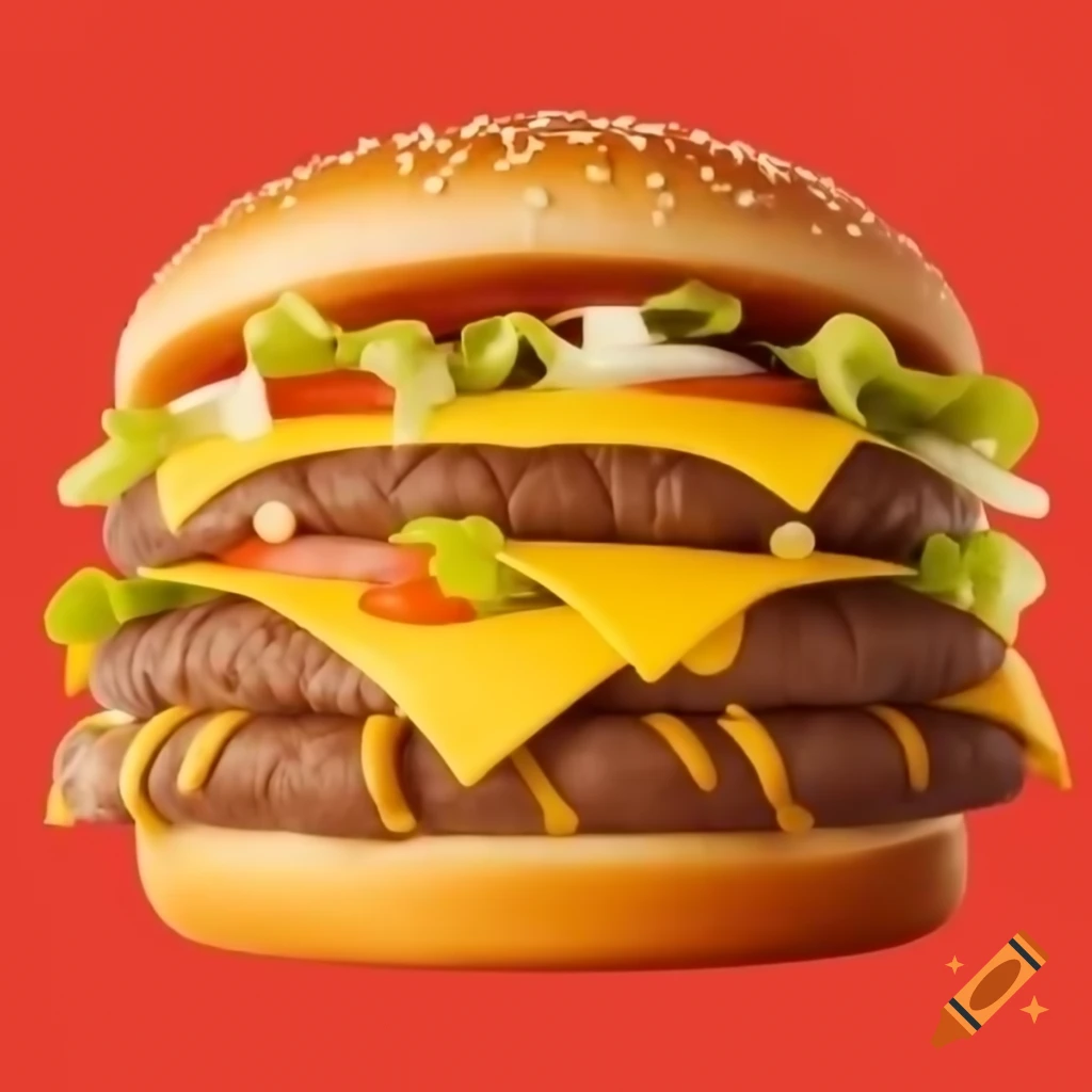 Triple cheeseburger from McDonald's