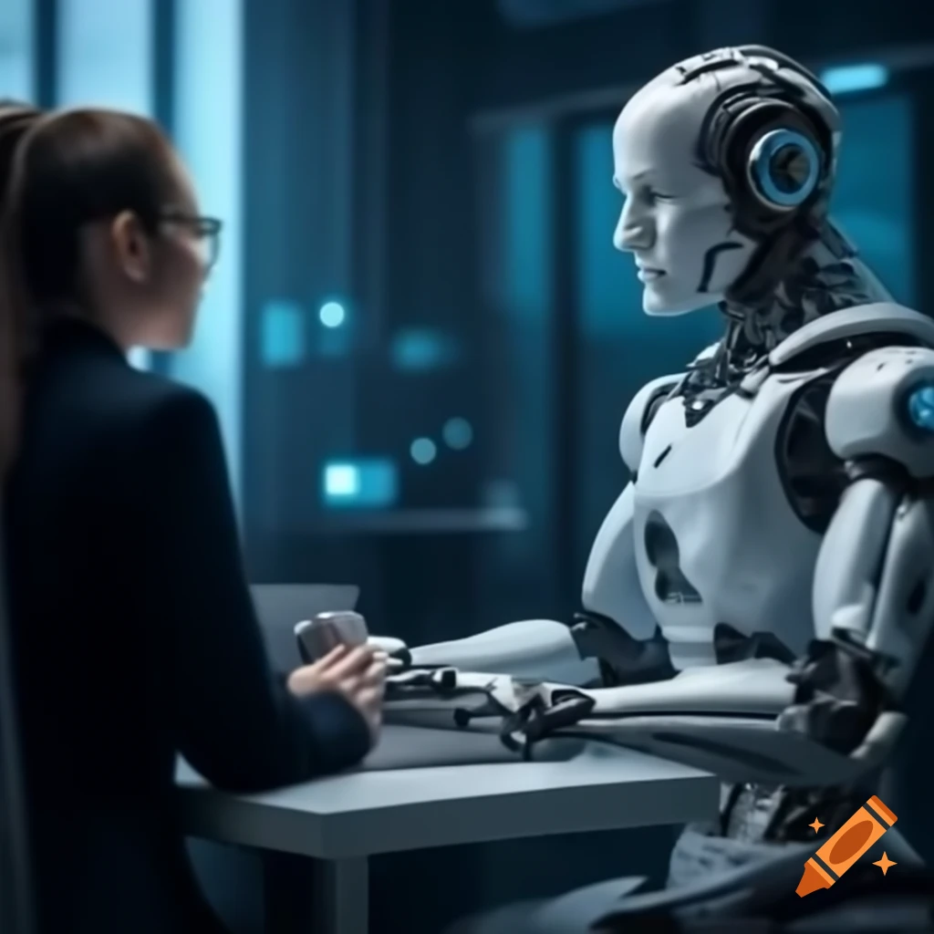 AI interacting with human in public administration