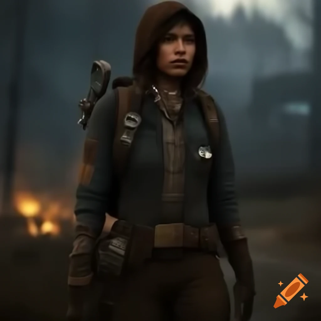 Stylish post-apocalyptic clothing design