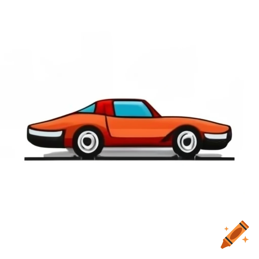 Stylish retro race car
