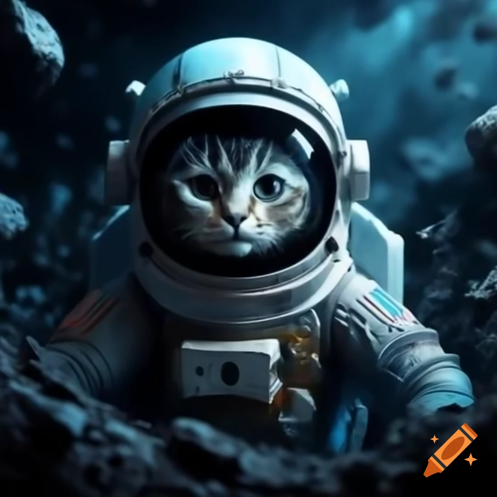 Astronaut witnessing an explosive event in space with Earth in the background