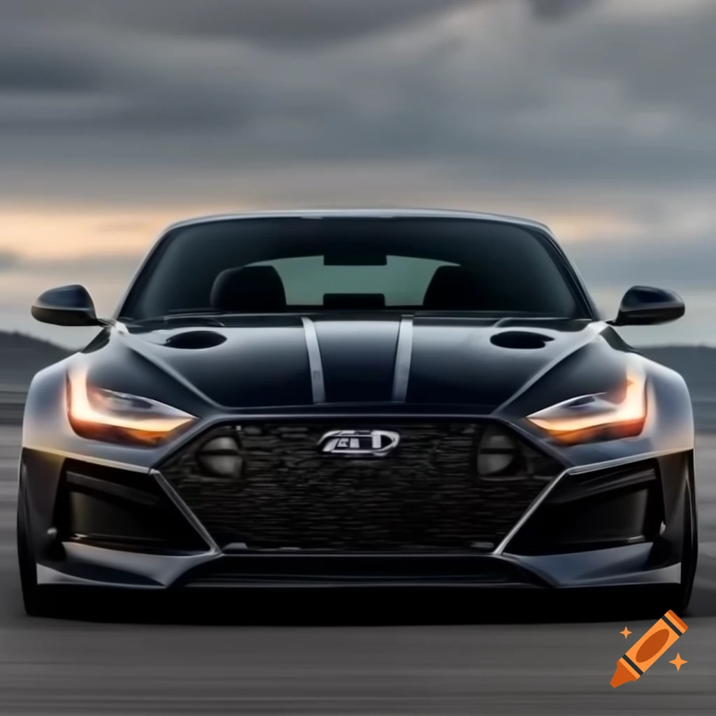 Muscular boxy truck inspired by Hyundai Genesis Coupe with coupe roofline and truck bed