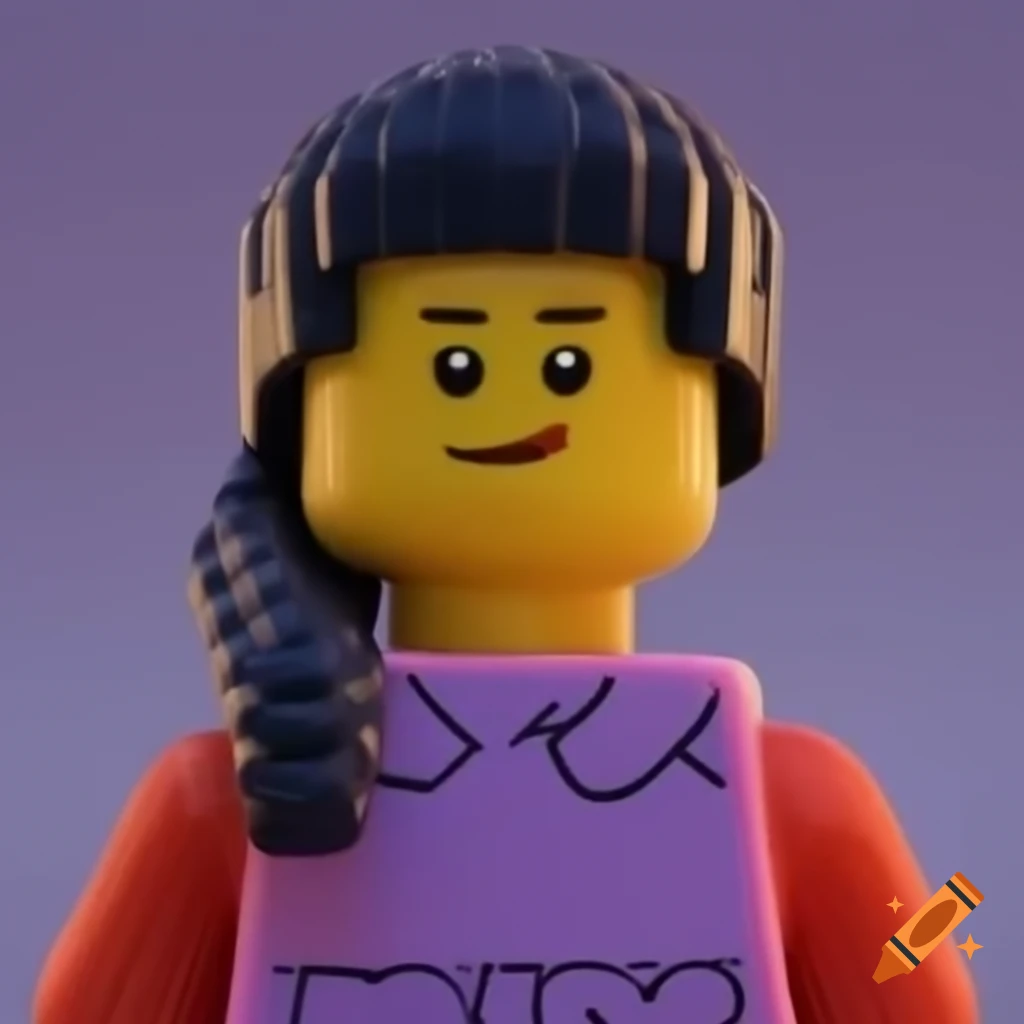 Lego woman figure on Craiyon