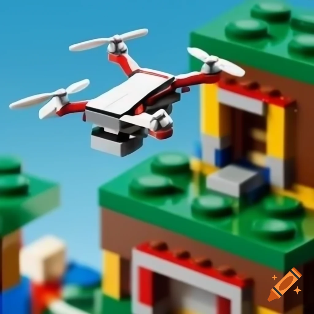 Drone and LEGO building activity