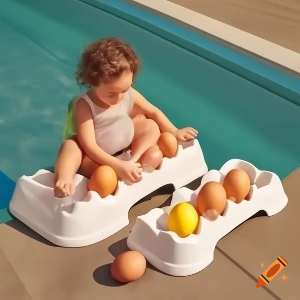 Step by step process of preparing eggs